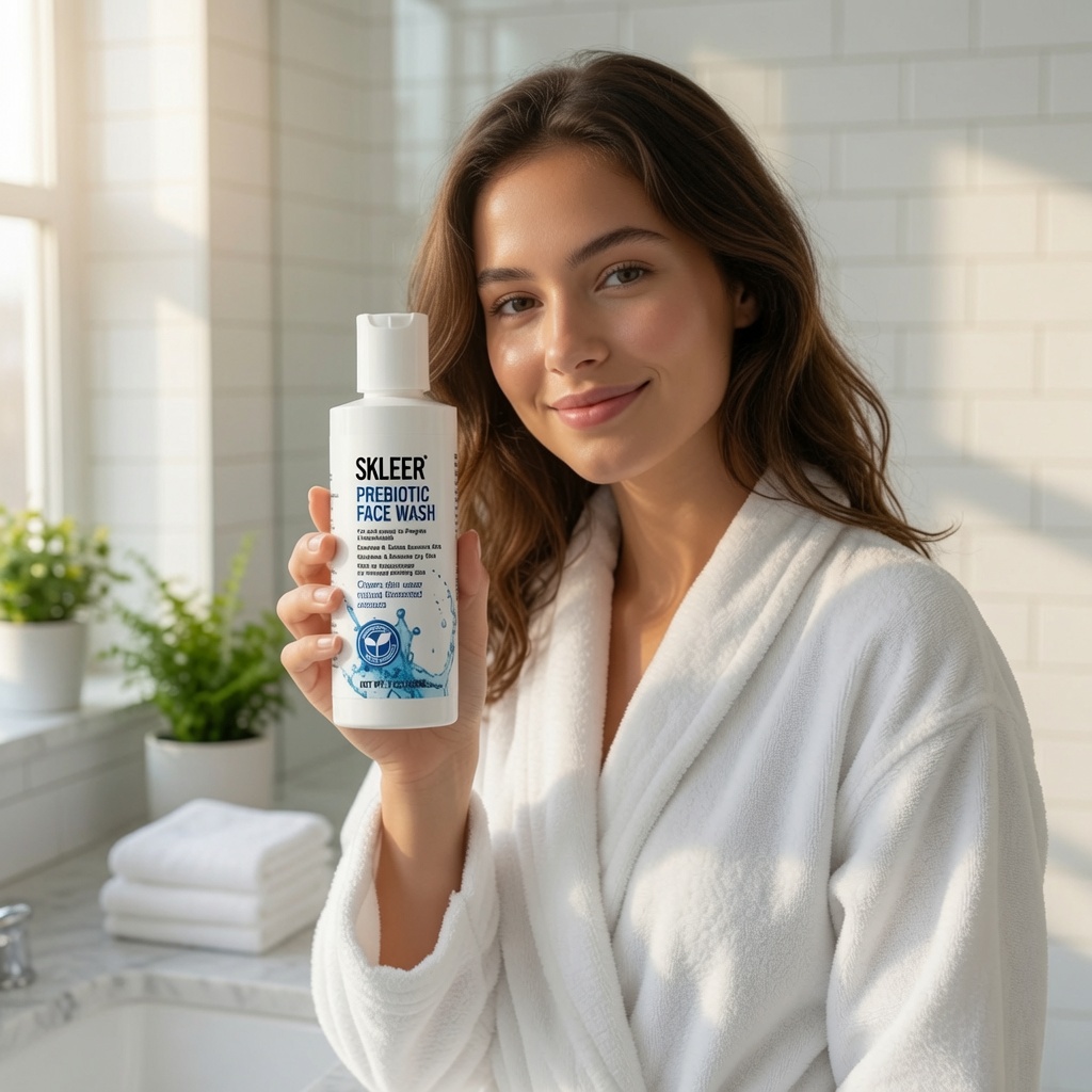 SKLEER Prebiotic Face Wash - Image 4