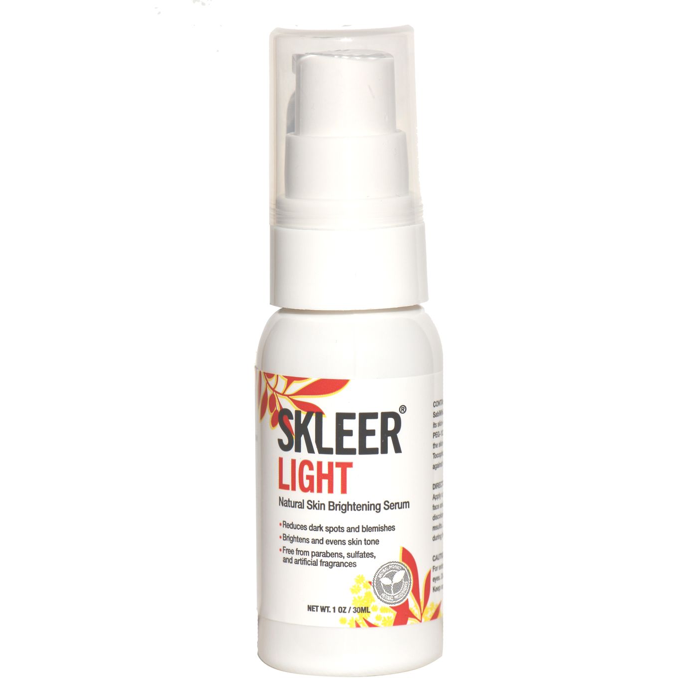 SKLEER Light – Natural Skin Brightening Serum – 30ml/1oz